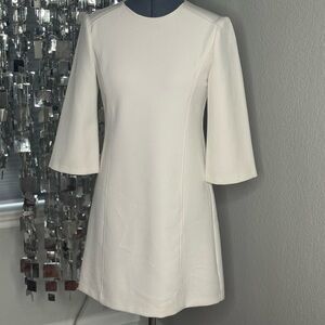 Alice + Olivia Cream Shift Dress